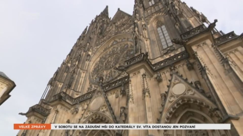 11. 10. 2019 VELKÉ ZPRÁVY: V SOBOTU SE NA ZÁDUŠNÍ MŠI DO KATEDRÁLY SV. VÍTA DOSTANOU JEN POZVANÍ